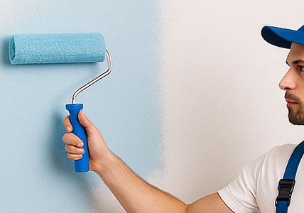 Interior Painting in Progress